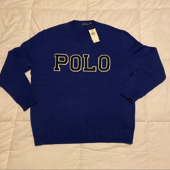 Polo Ralph Lauren Other - Ralph Lauren Polo Spell Out Crewneck Sweater XL